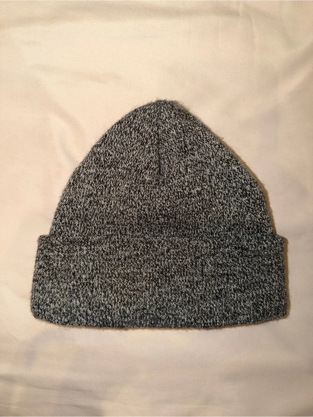 Carhartt Heather Gray Knit Cuffed Beanie with Logo Patch